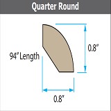 Accessories
Quarter Round (Colliers)